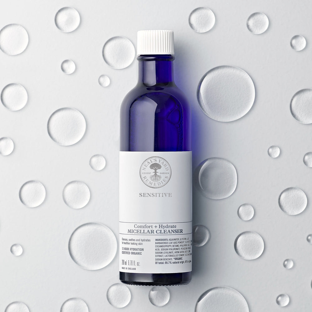 Neal's Yard Remedies Skincare Sensitive Comfort + Hydrate Micellar Cleanser 6.76 fl. oz.