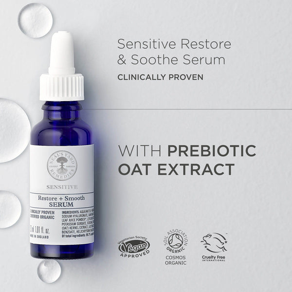 Neal's Yard Remedies Skincare Sensitive Restore + Smooth Serum 1.01 fl.oz