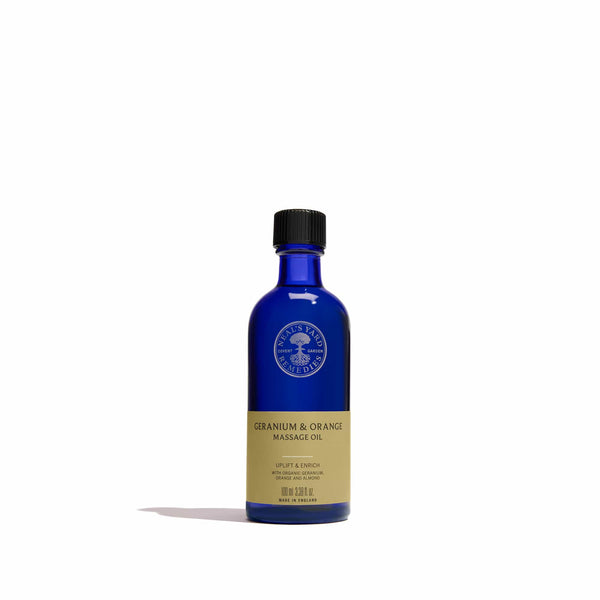 Neal's Yard Remedies Aromatherapy Geranium & Orange Massage Oil 3.38 fl. oz.