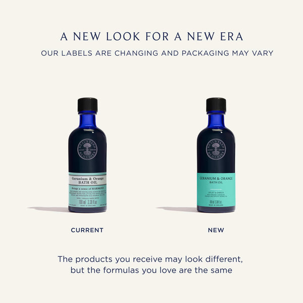 Neal's Yard Remedies Bodycare Geranium & Orange Bath Oil 3.38 fl. oz.