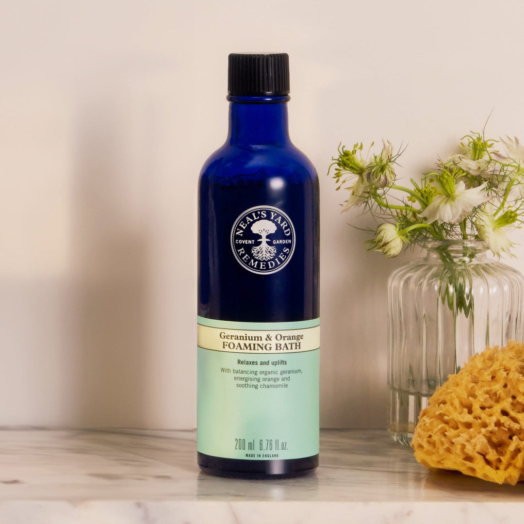 Neal's Yard Remedies Bodycare Geranium & Orange Foaming Bath 6.76 fl. oz.