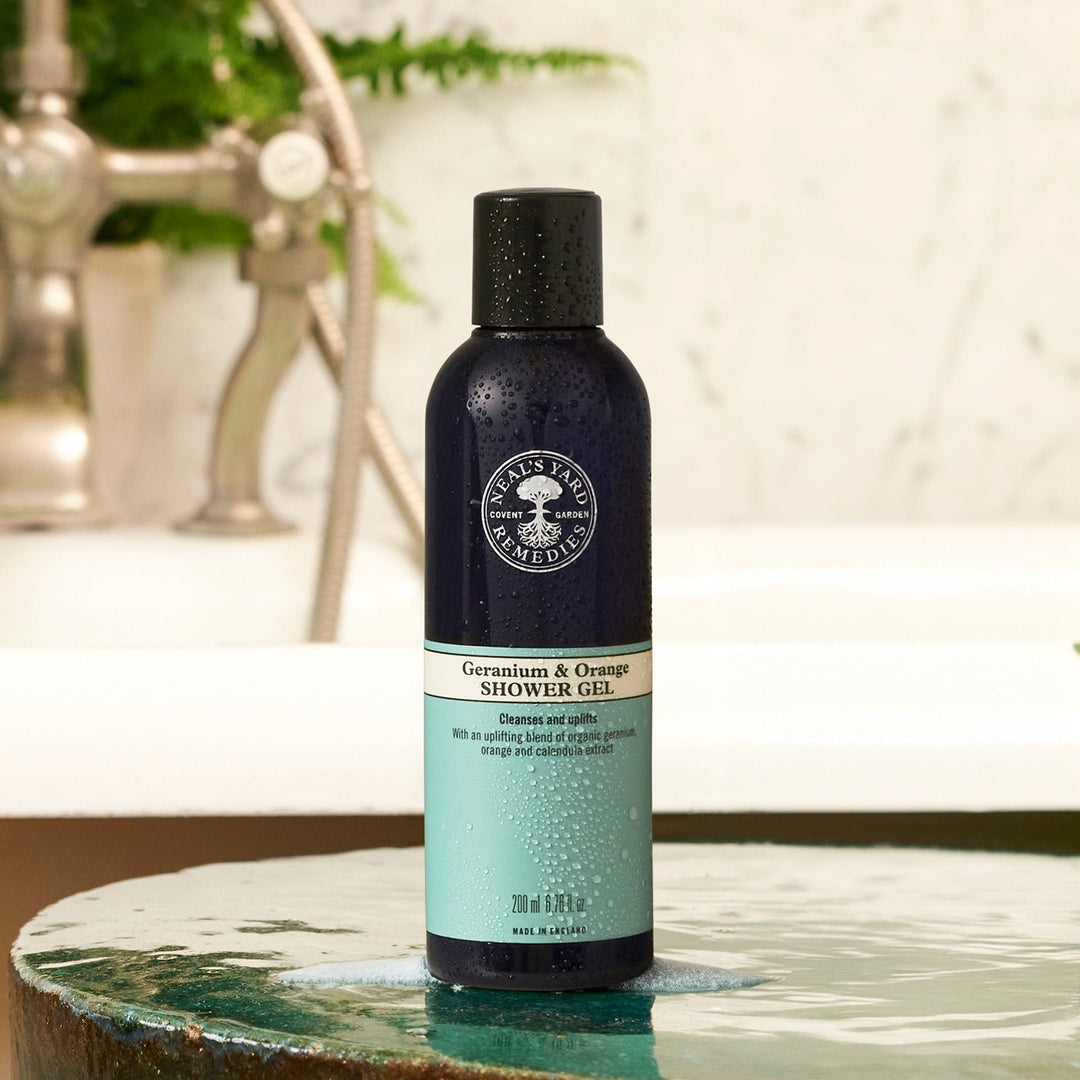 Neal's Yard Remedies Bodycare Geranium & Orange Shower Gel 6.76 fl. oz.