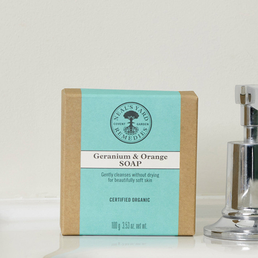 Neal's Yard Remedies Bodycare Geranium & Orange Soap 3.53 oz.
