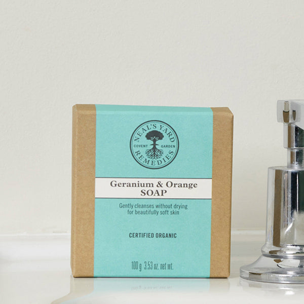 Neal's Yard Remedies Bodycare Geranium & Orange Soap 3.53 oz.