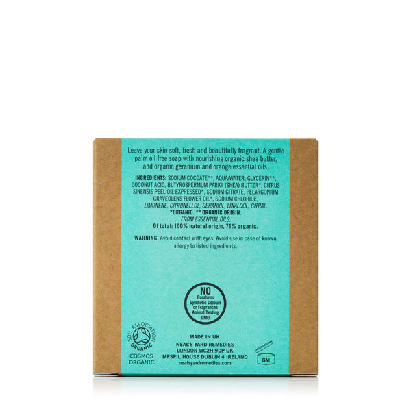 Neal's Yard Remedies Bodycare Geranium & Orange Soap 3.53 oz.