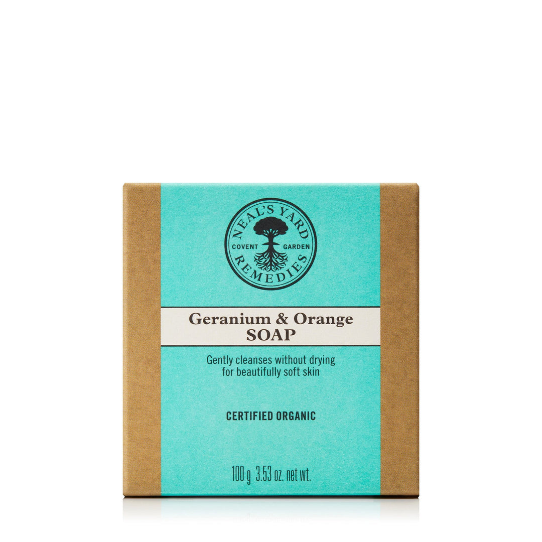 Neal's Yard Remedies Bodycare Geranium & Orange Soap 3.53 oz.