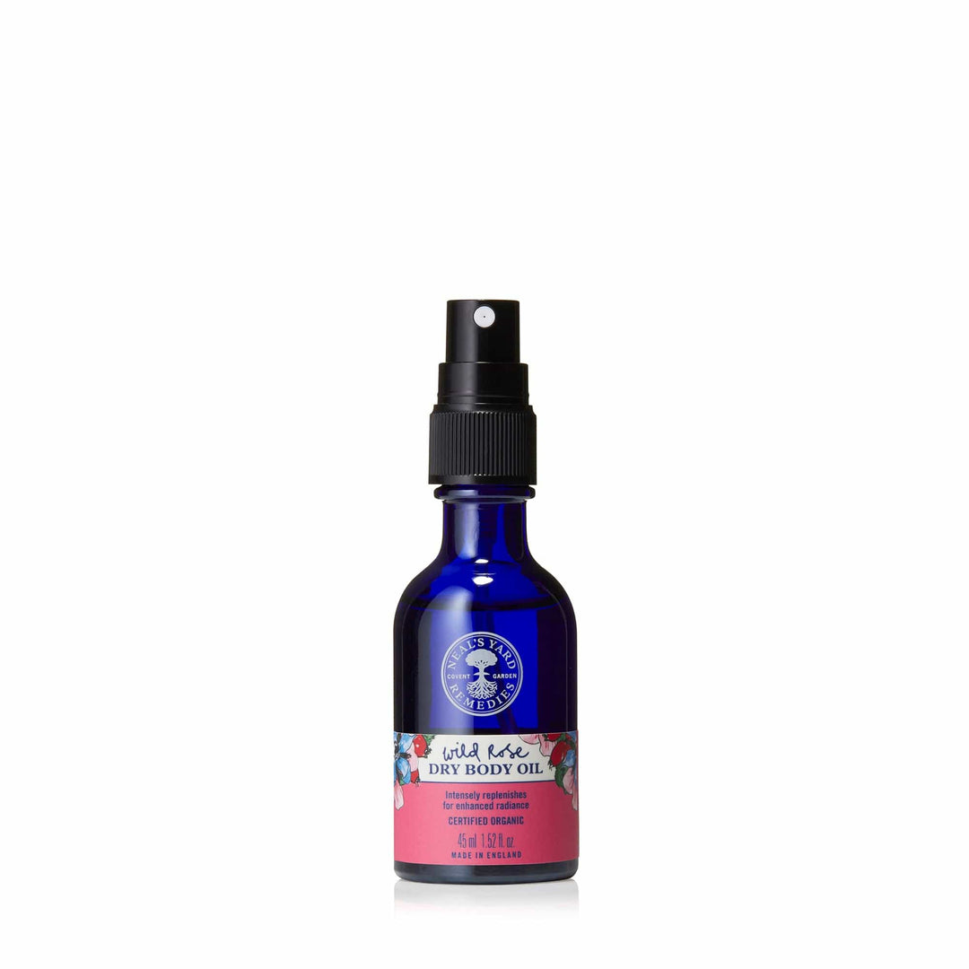 Neal's Yard Remedies Bodycare Wild Rose Dry Body Oil Mini 1.52 fl. oz.