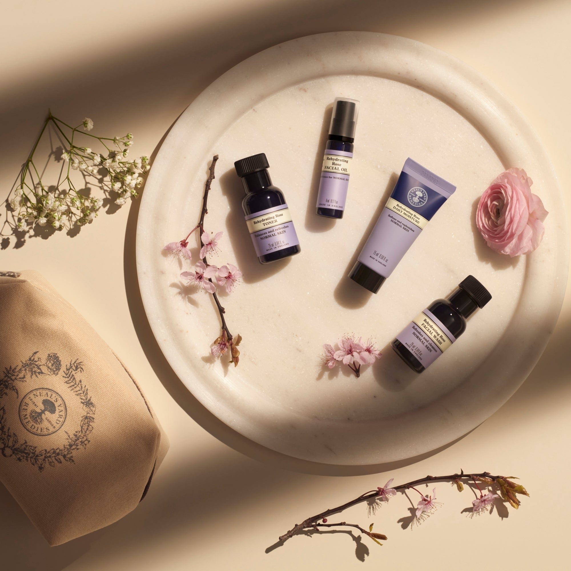 Neal's Yard Remedies | Rehydrating Rose Skincare Kit