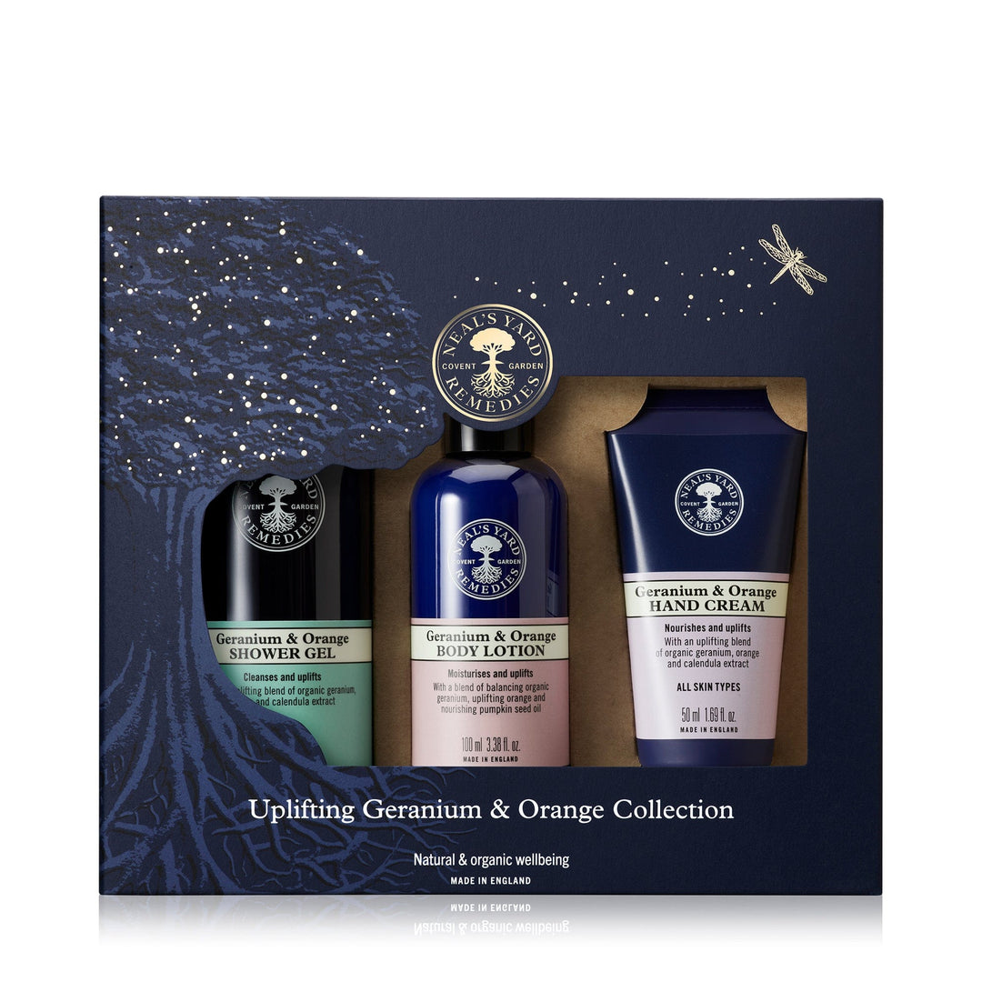 Neal's Yard Remedies Gifts & Collections Uplifting Geranium & Orange Collection