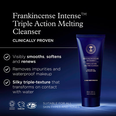 Neal's Yard Remedies Skincare Frankincense Intense Triple Action Melting Cleanser 3.38 fl.oz