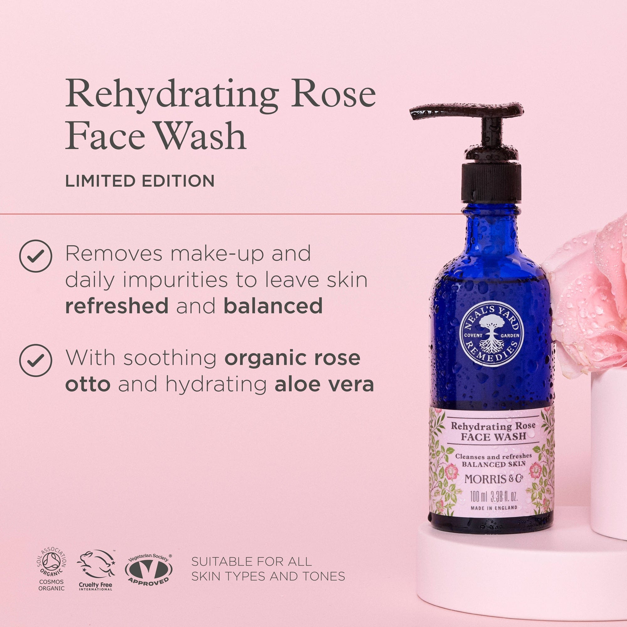 Neal's Yard Remedies | Rehydrating Rose Face Wash – Neal's
