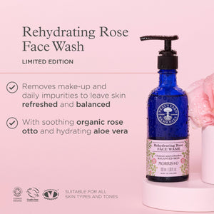 Neal's Yard Remedies Skincare Morris & Co. X Rehydrating Rose Face Wash 100ml