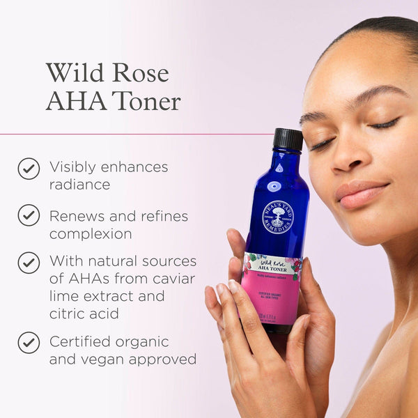 Neal's Yard Remedies Skincare Wild Rose AHA Toner Mini 3.38 fl. oz.
