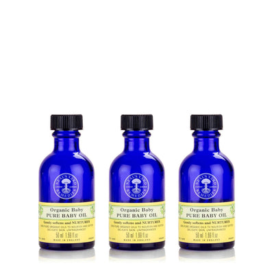 Neal's Yard Remedies Gifts & Collections Organic Pure Baby Oil Trio