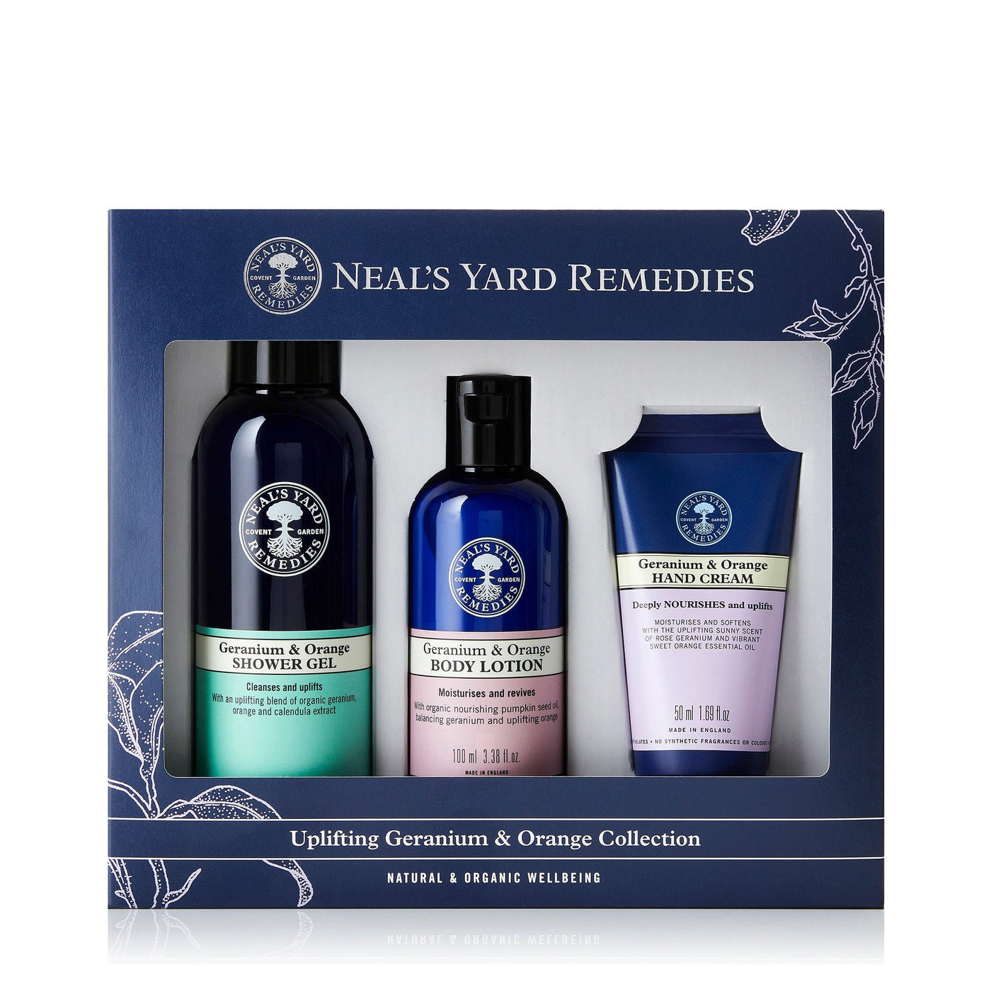 Neal's Yard Remedies Gifts & Collections Uplifting Geranium & Orange Collection